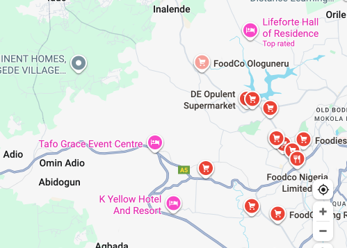 FoodCoO Supermarket Eleyele Ido Eruwa Road Ologunneru Ibadan Oyo State Google Maps 08 08 2025 13 44